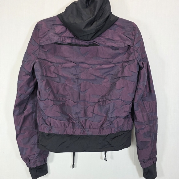 Blanc Noir Violette Camo Bomber Jacket - Purple Multi - XS - Picture 6 of 12